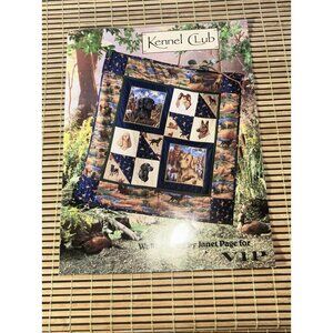 Cranston Quilt Patterns Kennel Club puppy Dogs WallHanging by Janet Page Leaflet